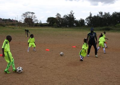 Ball work with coach Mike